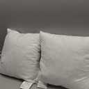 SNUG&COZY Luxury Goose Down Feather Pillow Inserts - 18x18IN, Double Layered Down-Proof Design, Ultra-Soft Cover, High Fill Weight, Pack of 2, White