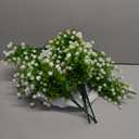 Artificial Flowers for Outdoors(24pac),Fake Plants,Fake Flowers,Artificial Plants & Flowers,Faux Flowers for for Front Porch Decor,uv Resistant Artificial FlowersWhite
