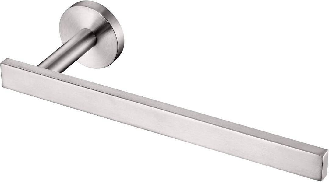 Bath Towel Rings Brushed Nickel Bathroom Towel Holder Modern Small Hand Towel Bar Wall Mount Stainless Steel AN3001BR