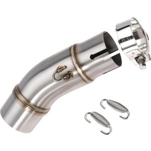 Motorcycle Exhaust Mid Pipe Muffler Mid-pipe for Kawasaki Ninja 400 Z400 2017-2022, for Ninja 250 300 650 EX250 EX300 Z250 Z300 2018-2022