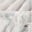 Women's Faux Fur Vest Sleeveless Fuzzy Jacket Fluffy Faux Fur Vest for Women Warm Winter Furry Vests Outerwear