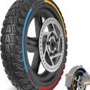 8.5x2.0 Inches Scooter Wheel Hub Tire with 110mm Disc BrakeFit for Xioami M365/1S, Fit for Gotrax GXL V2/ XR Elite/APEX MAX Electric Scooter, Off Road Solid Tire, Anti-explosion Tyre