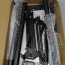 DXOPHIEX Dual Reptile Lamp Stand Reptile Light Stand with Two Flexible Brackets, Height Adjustable (15.7 inch to 74.3 inch) for Hanging Heat Lamp Holder and Light Fixture