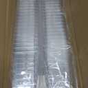 50 Pack 5 oz Plastic Dessert Cups with Lids and Spoons, Small Parfait Yogurt Pudding Cups with Lids for Party, Clear Mini Dessert Shooter Cup for Fruit Trifle Ice Cream