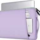 Laptop Sleeve 14 Inch Laptop Case Computer Bag for 15 inch New MacBook Air M4 A3241 M3 A3114 M2 A2941 2025-2023, Purple