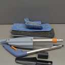 Dreamon Kids Spray Mop - Real Working Toddler Cleaning Set with Water Sprayer & 3 Washable Mop Pads & Scraper, Pretend Play Montessori Housekeeping Toys Gifts for Toddlers Kids Girls Boys(Blue)