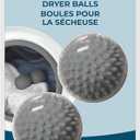 Jacent Dryer Balls, 2 Count, Gray, Reduces Static and Wrinkles