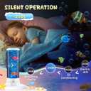 Sensory Fish Lamp with 16 RGB Colors, Silent Operation, Soft Lighting, and Remote Control. A Creative Gift for Children, Classmates, Friends, Lover, and Family