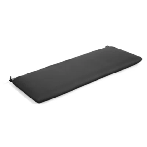 Outdoor Bench Cushion, 47 1/4" x 17 1/2" x 3" Black