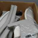 6 in 1 Convertible High Chairs for Babies and Toddlers, Portable High Chair with Dishwasher Tray and 4 Wheel, Booster Seat for Dining Table, Foldable Toddle and Baby Feeding Highchair (White)