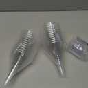 Yinkin 24 Pcs 2 oz Plastic Martini Glasses Disposable Clear Cocktail Dessert Parfait Glasses Unbreakable Mini Martini Cups for Wedding Party Bowl Wine Ice Cream (Stem)