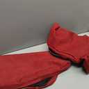 SUNROX Gel Memory Foam Chair Cushions, FadeShield Water-, Stain-Resistant Durable Reversible Seat Cushion Pads with Ties for Indoor/Outdoor Kitchen Dining Office 17"x16" Set of 6, Burgundy