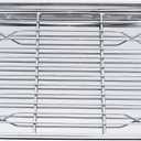 TeamFar Toaster Oven Pan Tray with Cooling Rack, Stainless Steel Toaster Ovenware Pan, Compact 8''x10''x1'', Healthy & Non Toxic, Rust Free & Easy Clean - Dishwasher Safe