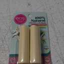 eos 100% Natural & Organic Lip Balm Sticks - Vanilla Bean, All Natural Lip Balm, All-Day Moisture, Dermatologist Recommended, 0.14 oz, 2-Pack