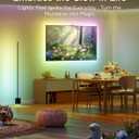 Govee Floor Lamp 2, RGBIC, Warm Cool White LED, Compatible with SmartThings, Matter, Alexa, 1725lm, Music Sync, Scene Modes, Smart Floor Lamp for Living Room, Bedroom, Black(1 Pack)