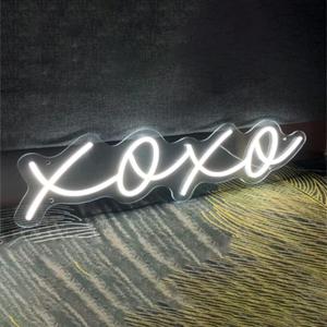 Ulalaza Neon Light Sign LED XOXO Night Lights USB Operated Decorative Marquee Sign Bar Pub Store Club Garage Home Party Decor