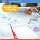 E-CLIPS USA Notepads, Unruled Writing Tablet, Note Pads 6 x 9, Small Notepads, Memo Pad, White, Chipboard Back, Writing Pad, Office Supplies, 100 Sheets Per Pad (12 Pack)