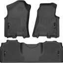 Husky Liners Weatherbeater Floor Mats | Fits 2019-2026 Ram 2500, 19-22 3500 MEGA CAB ONLY | Front & 2nd Row, 3-pc Black - 94131