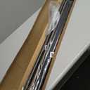 Long Tension Curtain Rod 40-148inch Black Shower Curtain Rods no Drilling Adjustable Tension Rod for Windows,Shower,Patio,Doorway,Heavy Duty Spring Rods Diameter 1.26inch
