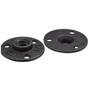 Flange Flange 10pcs Iron Pipe Fittings Wall Mount(1), 2 pcs