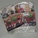 Litter Star Christmas Gnome Window Valance Rod Pocket Valanses for Kitchen Bedroom Window Merry Xmas Hat Valances Short Curtain Bathroom Treatment Drapes Rustic Wood Plank 2 Pack