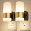 L LOHAS LED Dimmable Night Light 2 Pack, Dusk to Dawn Sensor, Support 0-100 Lumen Brightness Ajdustable, 3000K Soft White