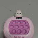 Fast Push Pop Game - Light Up Fidget Toy for Kids, Handheld Sensory Puzzle Game, Christmas Birthday Gifts for 3-12 Year Old Boys & Girls (Rabbit)