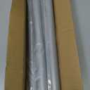 UIOSANRT Silver Shower Curtain Rod 35-66 Inches Non-Slip Shower Rod Tension Mounted No Drill Adjustable Tension Curtain Rod for Windows Bathroom (31"-68")