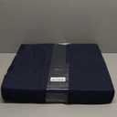 DMI Gradual Slope Seat Cushion for Coccyx, Sciatica and Tailbone Pain Used With Dining Room Chairs, Desk Chairs, Thin Car or Wheelchair Cushions, Machine Washable-Cover, 15 Inch, Navy