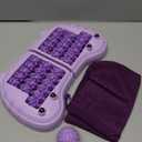 Foot Massager for Plantar Fasciitis Relief, Foot Roller with Massage Ball,Neuropathy Pain Relief Foot Massage,Gift for Adult (Includes Reflexology Chart) (Purple)
