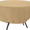 Classic Accessories Terrazzo Water-Resistant 50 Inch Round Patio Table Cover, Outdoor Table Cover