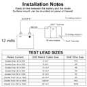 100 Amp Circuit Breaker Resettable Fusewith Manual Reset Switch Button Waterproof 12V-48V DC for Boat Trolling Motor Marine ATV Trailer Vehicles Stereo Audio Electronic Battery Solar System