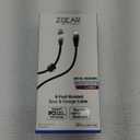 Zgear 6 Foot Braided Sync Change Cable
