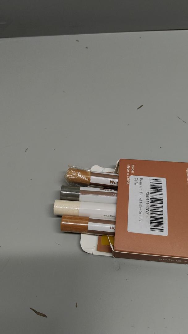 Boncart Wood Filler Sticks, 6 Colors Wood Wax Crayons,Easy Repair Scratches, Scuffs, Cracks and Nail Holes on Wood Furniture, Floors, Cabinets, Tables, and Doors