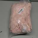 Farmhouse Ruffle Shower Curtain with Handmade Ruched, Vintage Ruffled Fabric Bathroom Curtains, Decorative Elegant Bathroom Curtain with 12 Holes, Peach Pink, 72" W x 72" H(N60049)