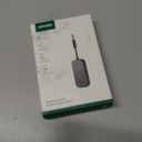 UGREEN Airplane Bluetooth 5.2 Transmitter Adapter for Airpods or Headphones Dual Pairs, 2-in-1 Wireless Bluetooth 3.5mm Aux Audio Transmitter/Receiver for Flight, TV, Car Stereo, Treadmill, MP3 Player