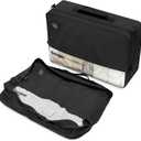 Vacuum Seal Bags for Travel 180 Open Compression Packing Cubes for Carry-on Luggage, IP67 Waterproof Space Saver Storage Bag (1 Large Pack No Pump Black)