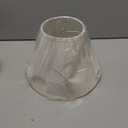 Aspen Creative 32197A Transitional Empire Shape Spider Construction Lamp Shade in Frost, 6" Top x 12" Bottom x 9" Slant Height (Ivory)