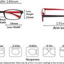 NORPERWIS Reading Glasses 5 Pairs Quality Readers Spring Hinge Vintage Glasses for Reading for Men and Women (5 Pack Mix Color-2, 4.5, x)