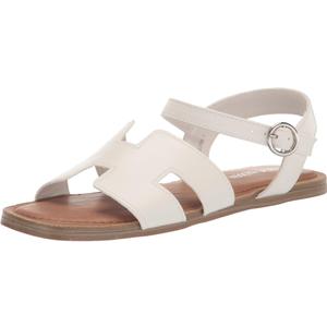 Girls Sandals Kids Open Toe Flat Sandals Ankle Strap Dress Shoes for Toddler Little Big Kid 2