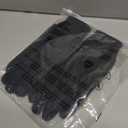 BRUCERIVER Womens Winter Touchscreen Knit Glove With Thinsulate Lining Cabel design Rib Cuff (Black)
