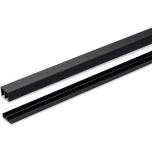 Randall Manufacturing Co., Inc | Plastic Sliding Door Track | 6 Feet Long | Fits 1/4 Doors | Easy & Quick Installation | PVC Plastic Track | Works on Multiple Door Types