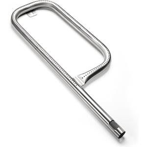 Grill Burner Tube for Weber Q100 Q120 Q1000 Q1200, 304 Stainless Steel 60040 17 Inch, Baby Q 386001 386002 516002, 516001, 50060001, 51060001 Gas Grills, Replacement Part Weber 69957/41657