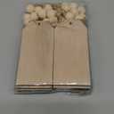 Christmas Hanging Decorations - 12PCS Christmas Stocking Name Tags for Family Members, Personalized DIY Farmhouse Wooden Stockings Tags, Pre-Strung Wooden Gift Tag with Beads for Xmas Stocking Decor