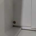 wonline 36" Wall Mounted Bathroom Vanity Set Two Drawers Storage Cabinet with Ceramic Vessel Sink Combo Chrome Faucet White