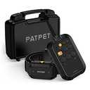 PATPET Dog Training Collar with Remote- 3/4 Mile Range E Collar Waterproof Rechargeable Shock Collar for Large Dog(15-140lbs)
