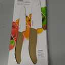 Kyocera Revolution 2-Piece Ceramic Knife Set: Chef Knife For Your Cooking Needs, 5.5" Santoku and 4.5" Utility Knife, White Blades with Blue Handles, White/Blue