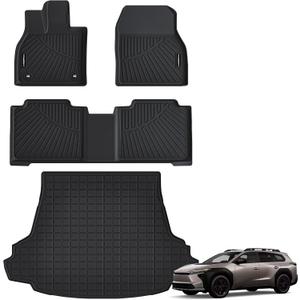 Floor Mats Full Sets for 2026 Toyota BZ Woodland & 2026 Subaru Trailseeker