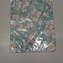 Mouse Pad Small Square Mousepad, Floral Green Cute Portable Thin Travel Mouse Pads for Desk with Stitched Edges Rubber Base for Laptop, Wireless Mouse, Computers, Office, 10.2x8.3x0.12 In