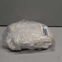 PrinceDeco Velvet Round Saucer Chair Cover (Slipcover Only) High Stretch Papasan Chair Cushion Cover Removable Furniture Protector for Living Room Washable,Fits 29-37 inch, Medium, Ivory